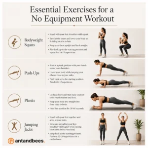 Essential Exercises for a No Equipment Workout