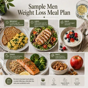 Sample Men Weight Loss Meal Plan