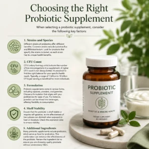 Choosing the Right Probiotic Supplement